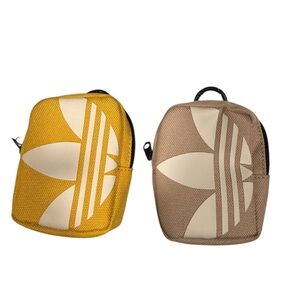 adidas Small Universal City Tech Compact Pouch with Clip New Bundle of Two